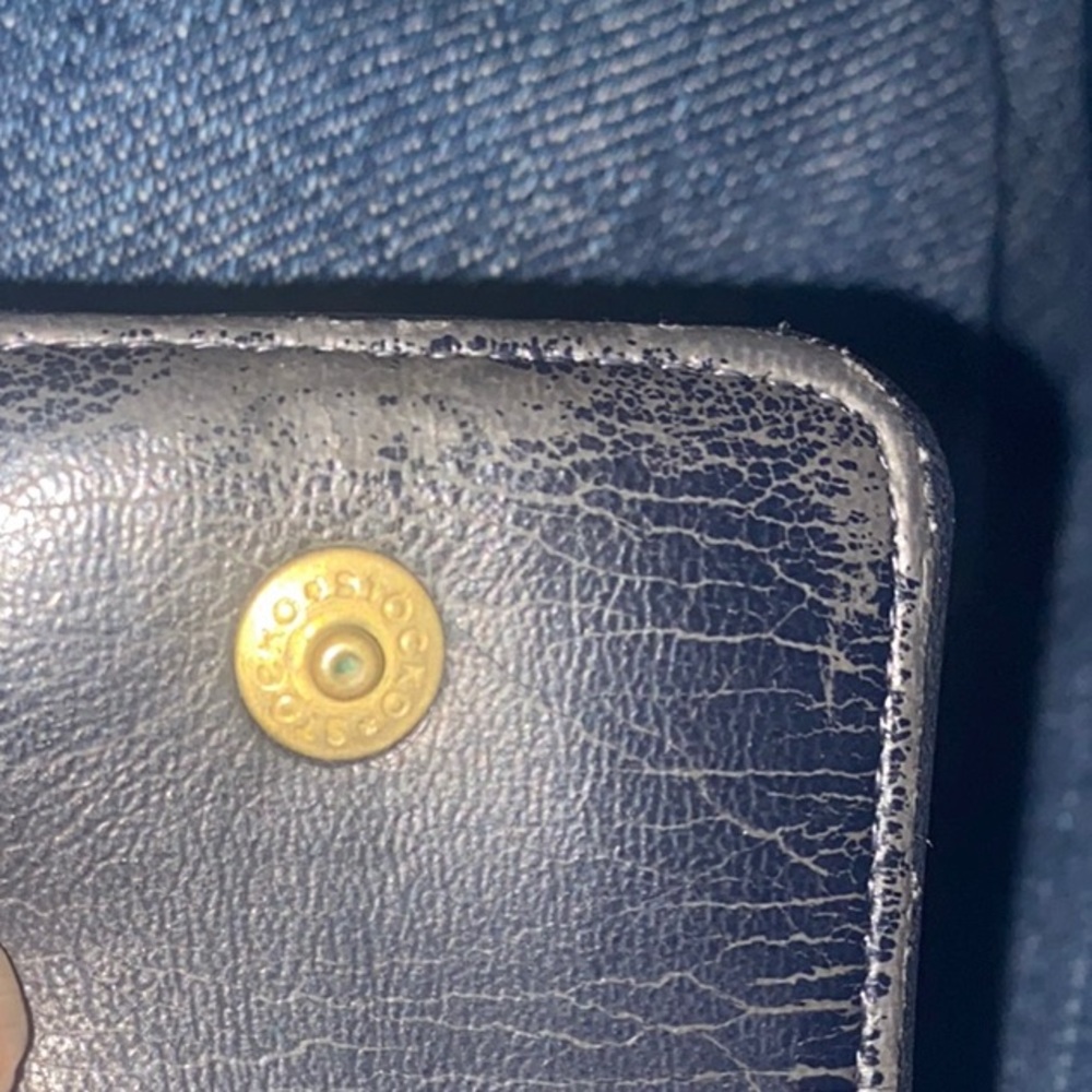 La Garde Navy Leather Wallet - Picture 9 of 9